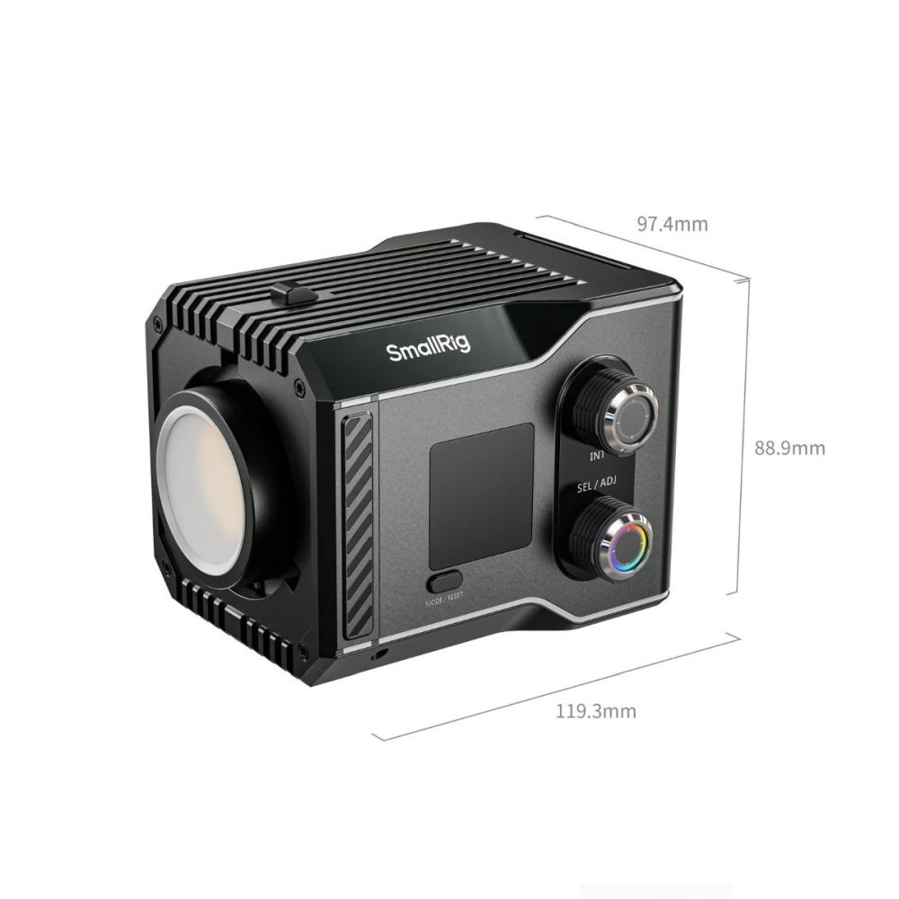 SmallRig 4810 RC 60C RGB LED Video Light (with Powerbank Clamp Edition)