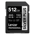 Lexar SD Silver Plus UHS-1 512GB V30