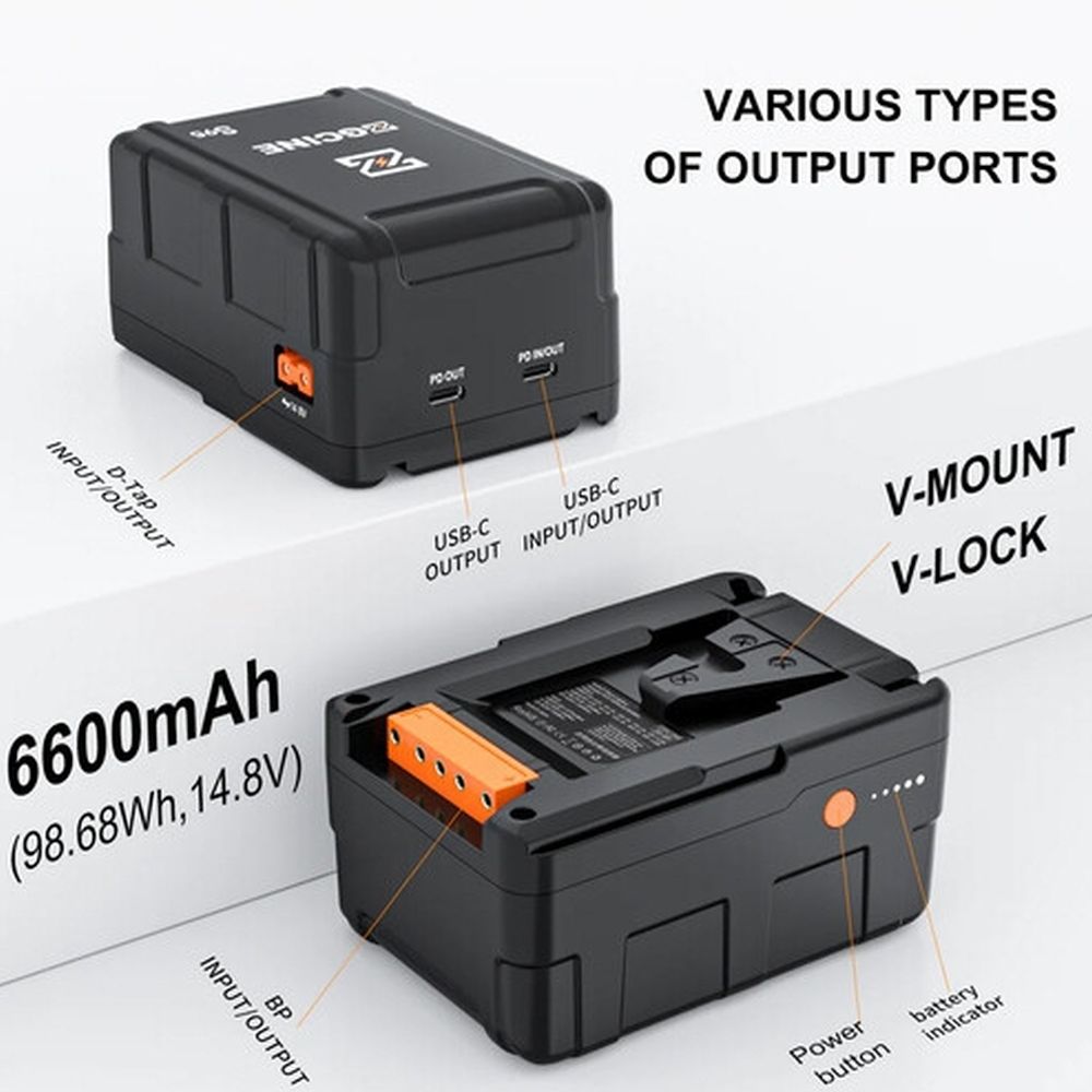 ZGCINE V-mount Battery 98Wh S-series