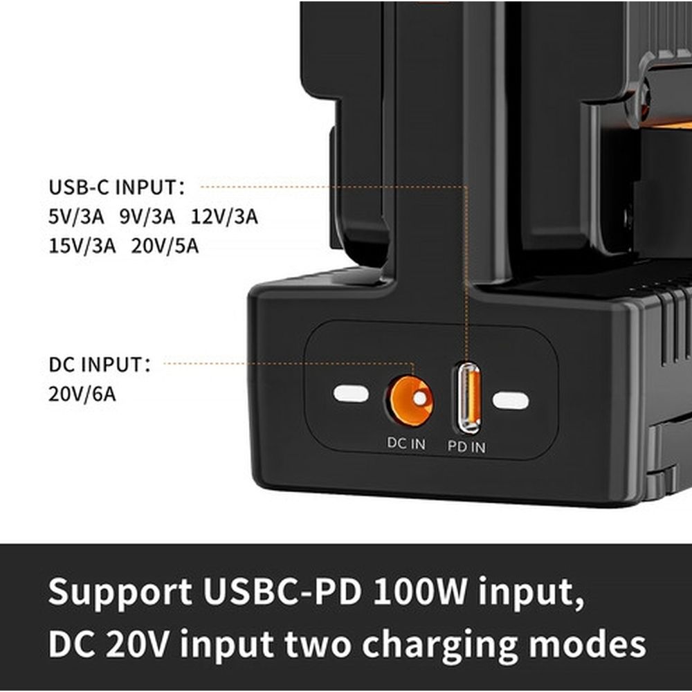 ZGCINE V-Mount Dual Charger with hot switching