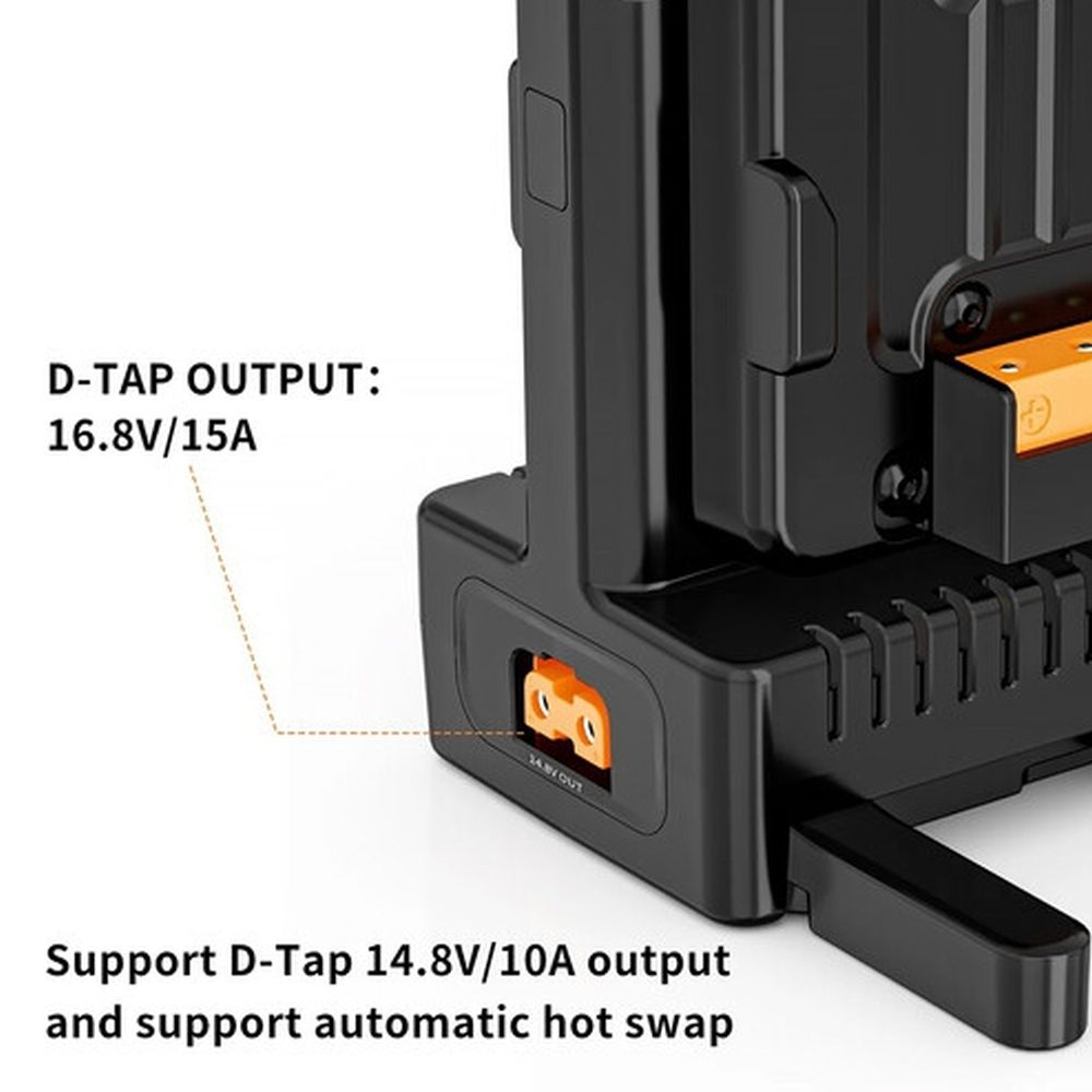 ZGCINE V-Mount Dual Charger with hot switching