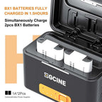 ZGCINE Sony BX1 Battery Charging Case + 2x BX1 battery