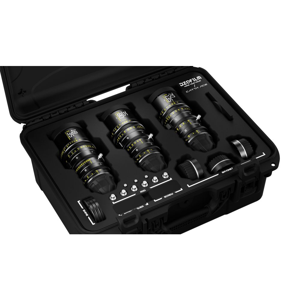 DZOFilm Catta ACE Bundles 18-35/35-80/70-135 T2.9 - PL/EF mount (black)