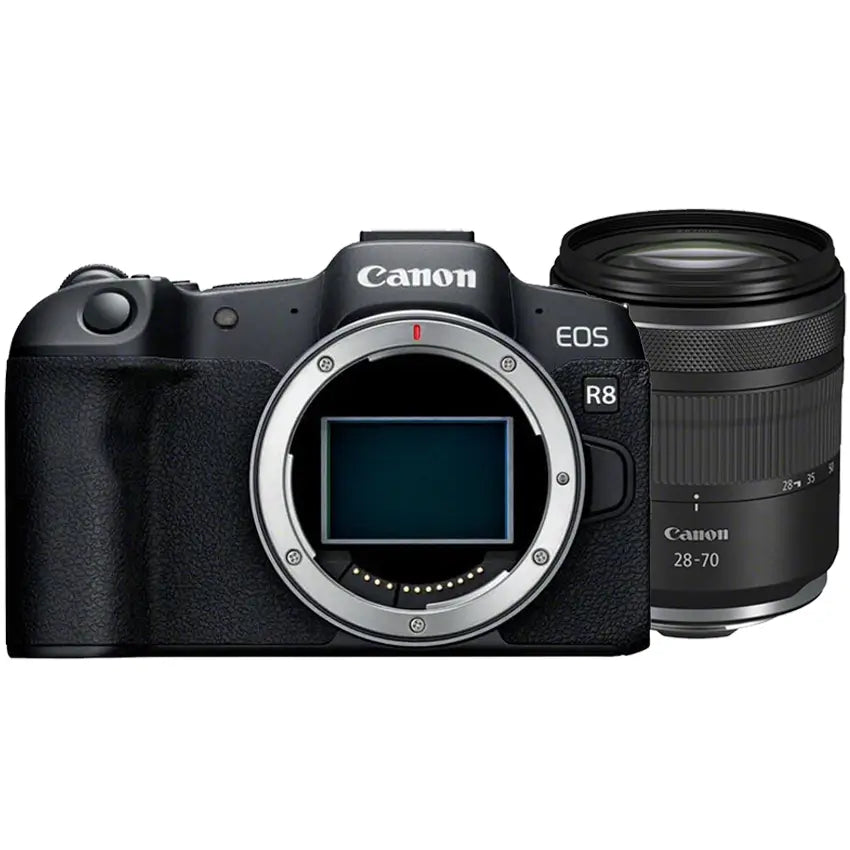 Canon EOS R8 body + RF 28-70mm f/2.8 IS STM