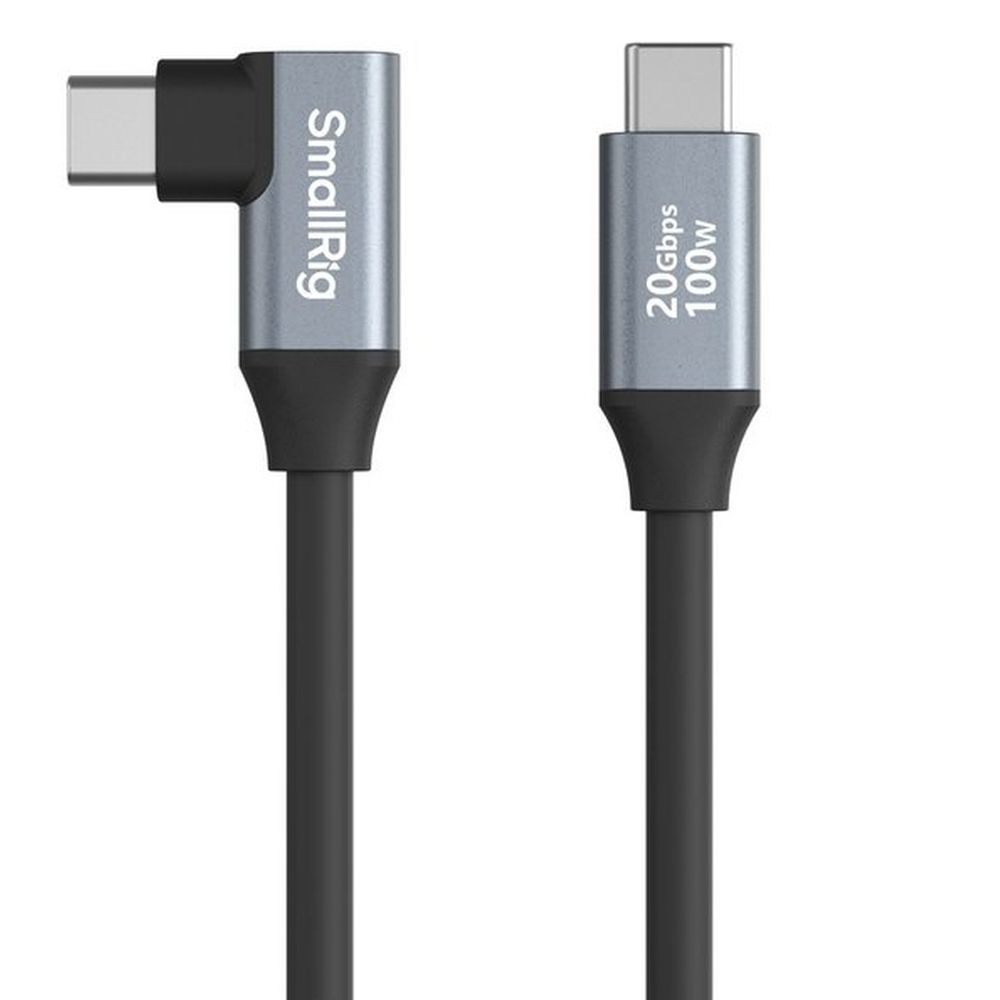 SmallRig 4791 USB-C (Straight) to USB-C (Angled) Data Cable (60cm / 23.6in)