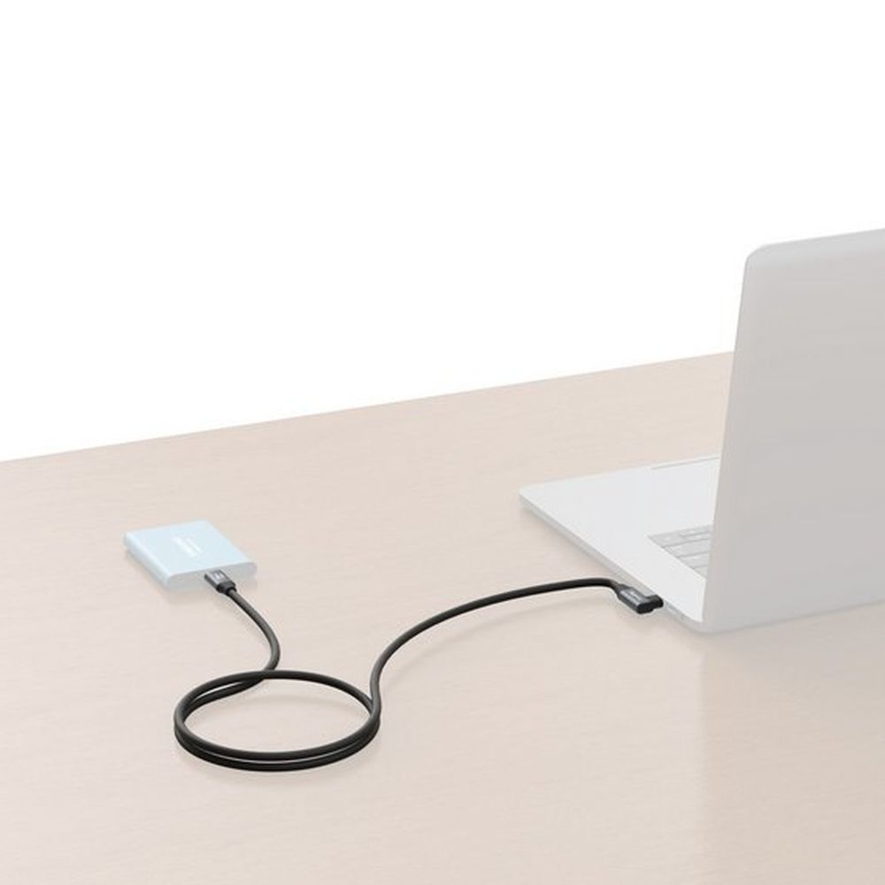 SmallRig 4791 USB-C (Straight) to USB-C (Angled) Data Cable (60cm / 23.6in)