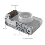 SmallRig 4804 Wooden L-Shape Grip for Fujifilm X100VI / X100V, silver