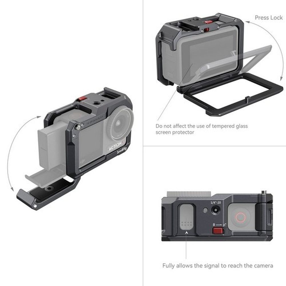 SmallRig 4119C Cage for DJI Osmo Action 3