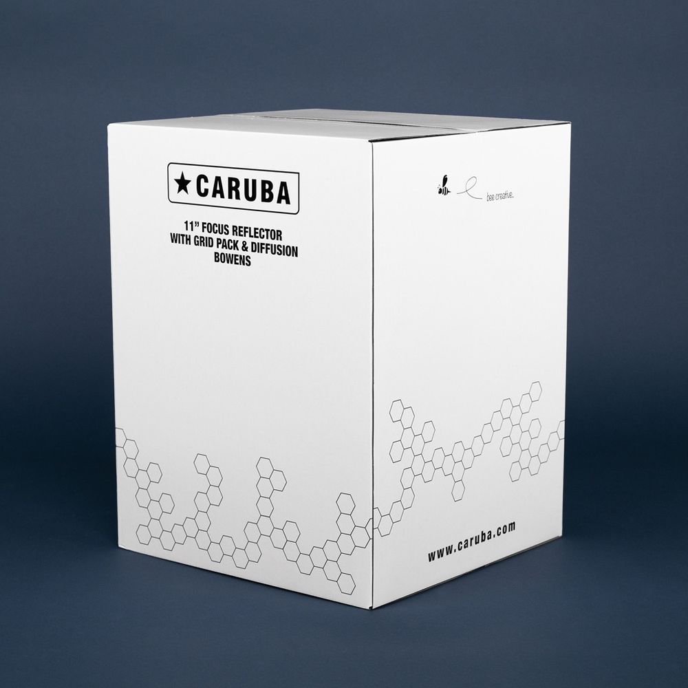 Caruba 11" Focus Reflector with Grid Pack (Bowens)