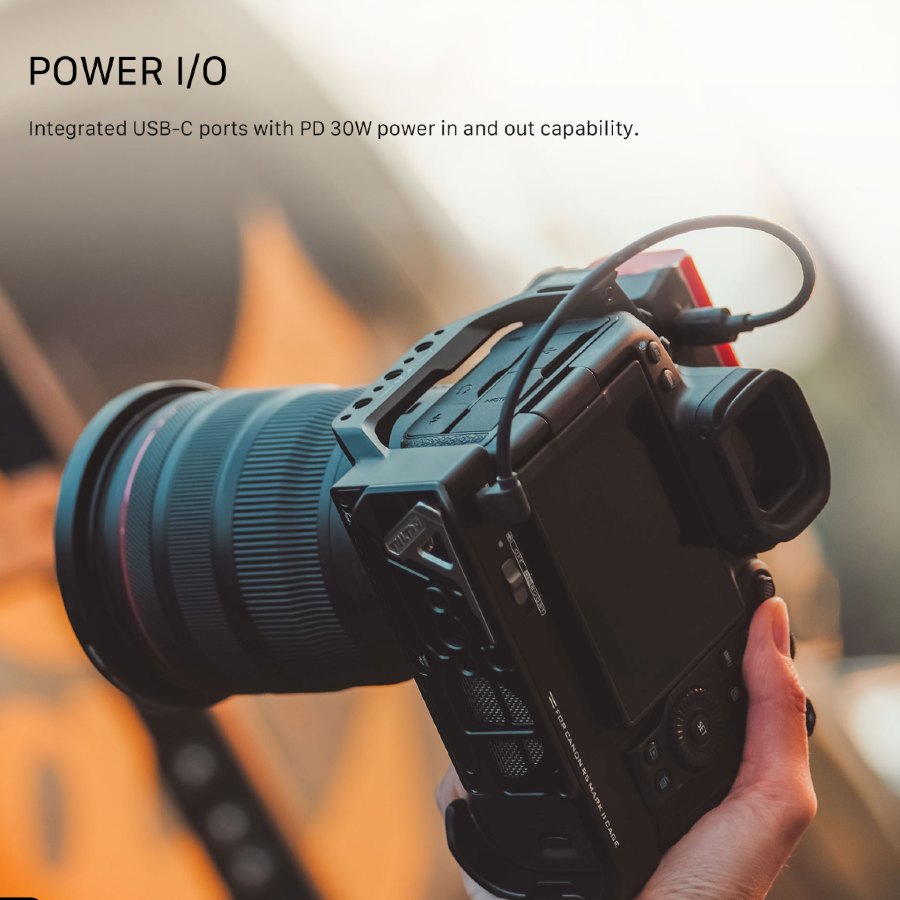 Tilta Full Camera Cage with Cooling System for Canon R5 Mark II - Black