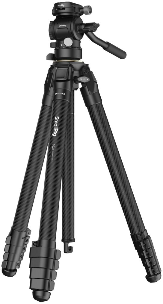 SmallRig 5028 Portable Carbon Fiber Travel tripod Kit