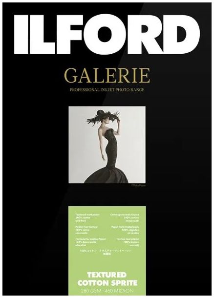 ILFORD GALERIE Textured Cotton Sprite 280gsm A4 - 210mm x 297mm