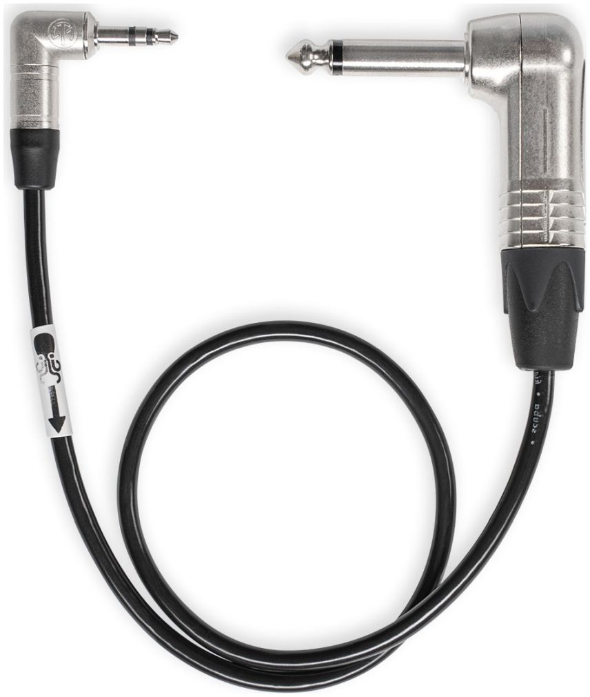 Tentacle Sync to 6.3mm Jack 90° Timecode Cable