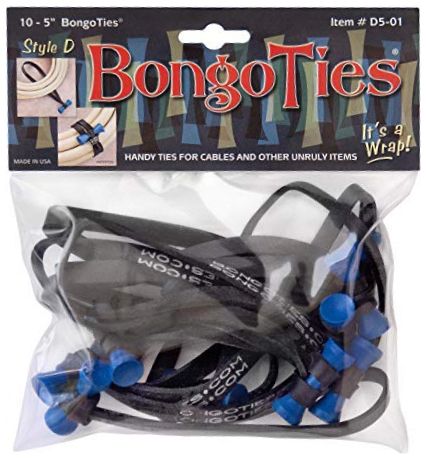 Bongo Ties Azure 10pcs