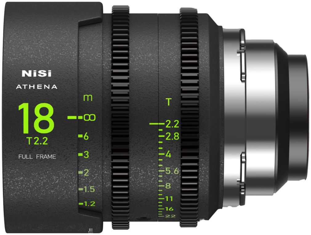 NiSi 18mm T2.2 (PL-mount) ATHENA PRIME full frame cinema lens