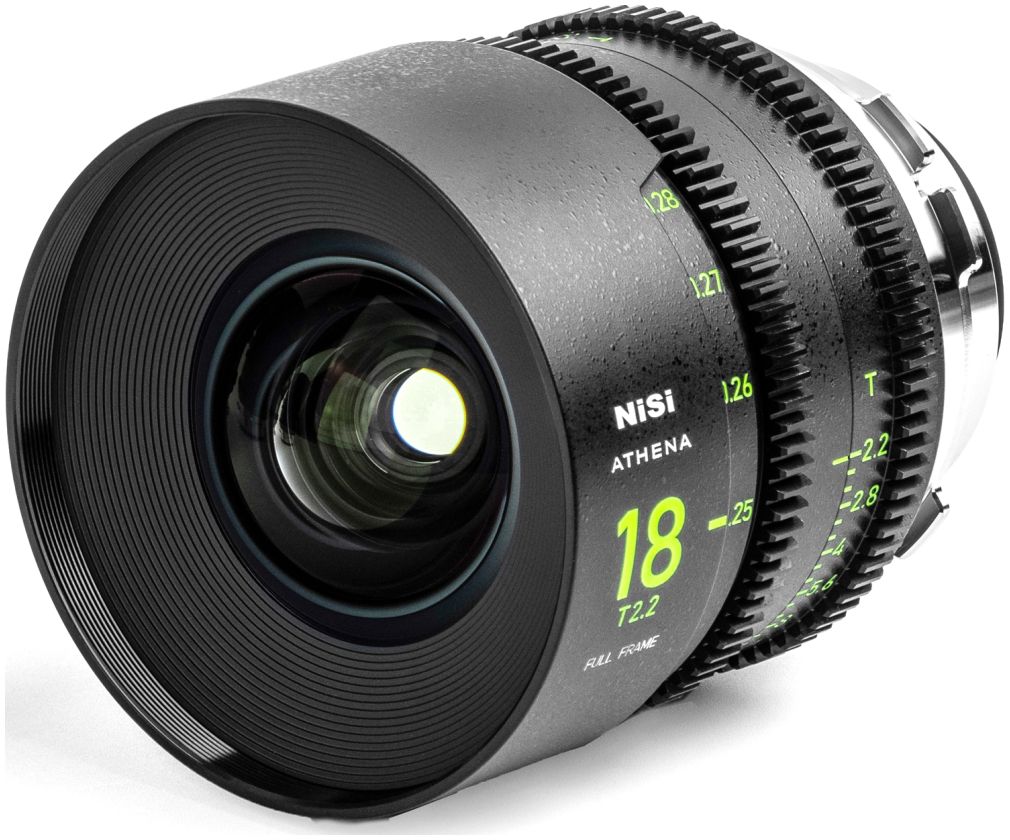 NiSi 18mm T2.2 (PL-mount) ATHENA PRIME full frame cinema lens