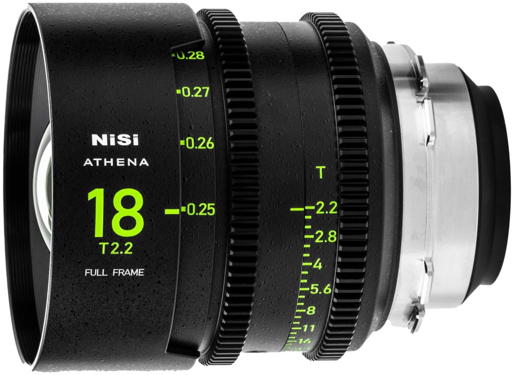 NiSi 18mm T2.2 (PL-mount) ATHENA PRIME full frame cinema lens