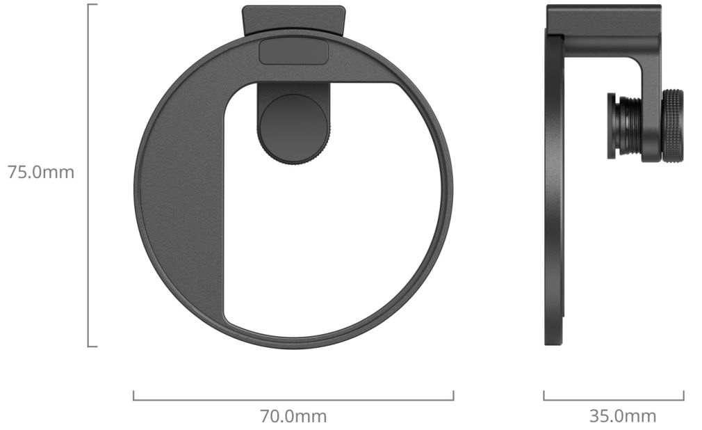 SmallRig 5174 Universal 67mm Threaded Filter Adapter