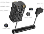 SmallRig 4884 D-Tap to Dual-Sided NP-F Dummy Battery Power Cable
