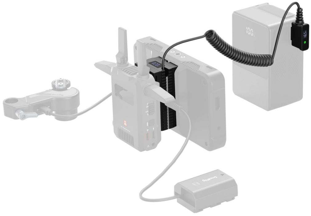 SmallRig 4884 D-Tap to Dual-Sided NP-F Dummy Battery Power Cable