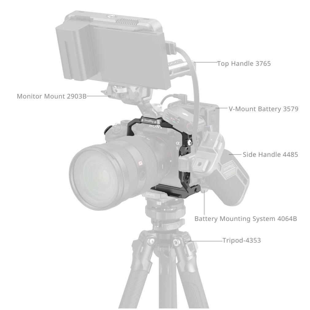 SmallRig 5187 Cage for Sony Alpha 1 II / Alpha 9 III