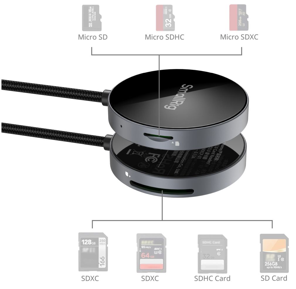 SmallRig 4870 SD4.0 Memory Card reader