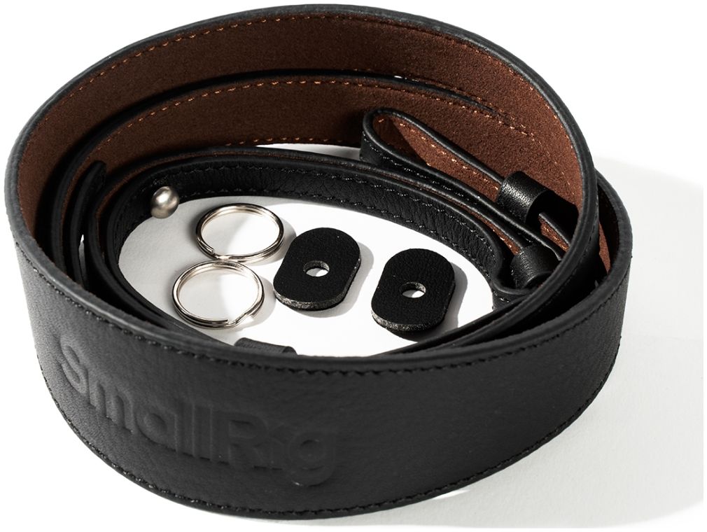 SmallRig 5208 Universal Leather Camera Shoulder Strap (black)