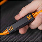 Tether Tools TetherPro Optima 10G USB-C, 31' (9.4m), straight black