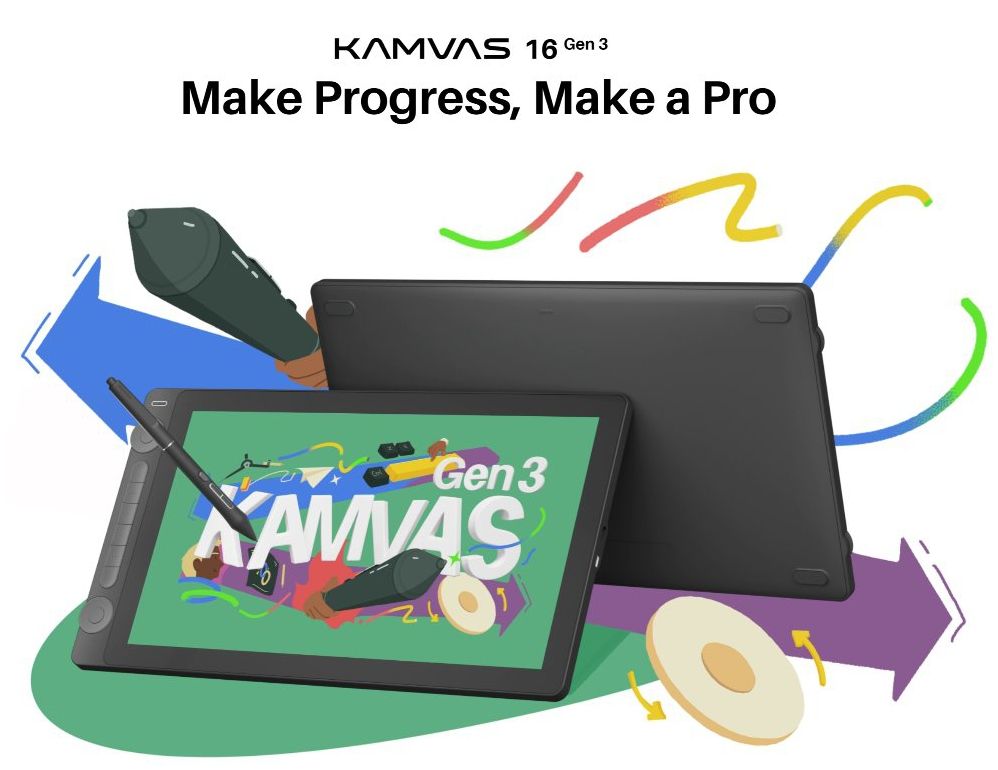 Huion Kamvas 16 Gen 3 (without stand)