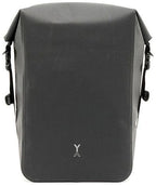 NYA-EVO FJORD BIKE 28 Graphite Black 28L waterproof bicycle roll top pannier