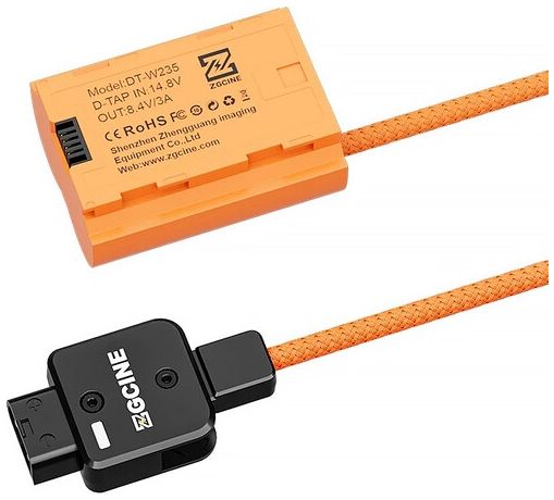 ZGCine D-Tap to NP-W235 Dummy Battery Cable