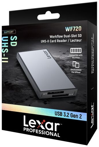 Lexar Workflow PRO Reader SD Dual Slot UHS-II USB 3.2 Gen2