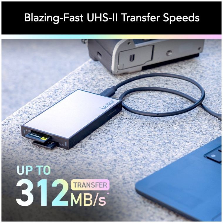 Lexar Workflow PRO Reader SD Dual Slot UHS-II USB 3.2 Gen2