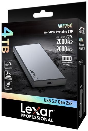 Lexar Workflow PRO Portable SSD 4TB