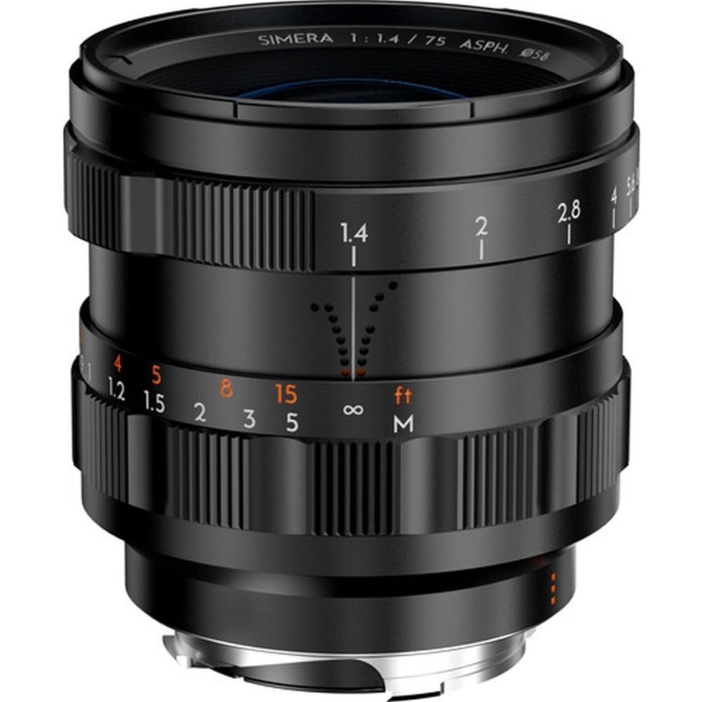 Thypoch Full-frame Photography Lens Simera 75mm f/1.4 for Leica M-mount black