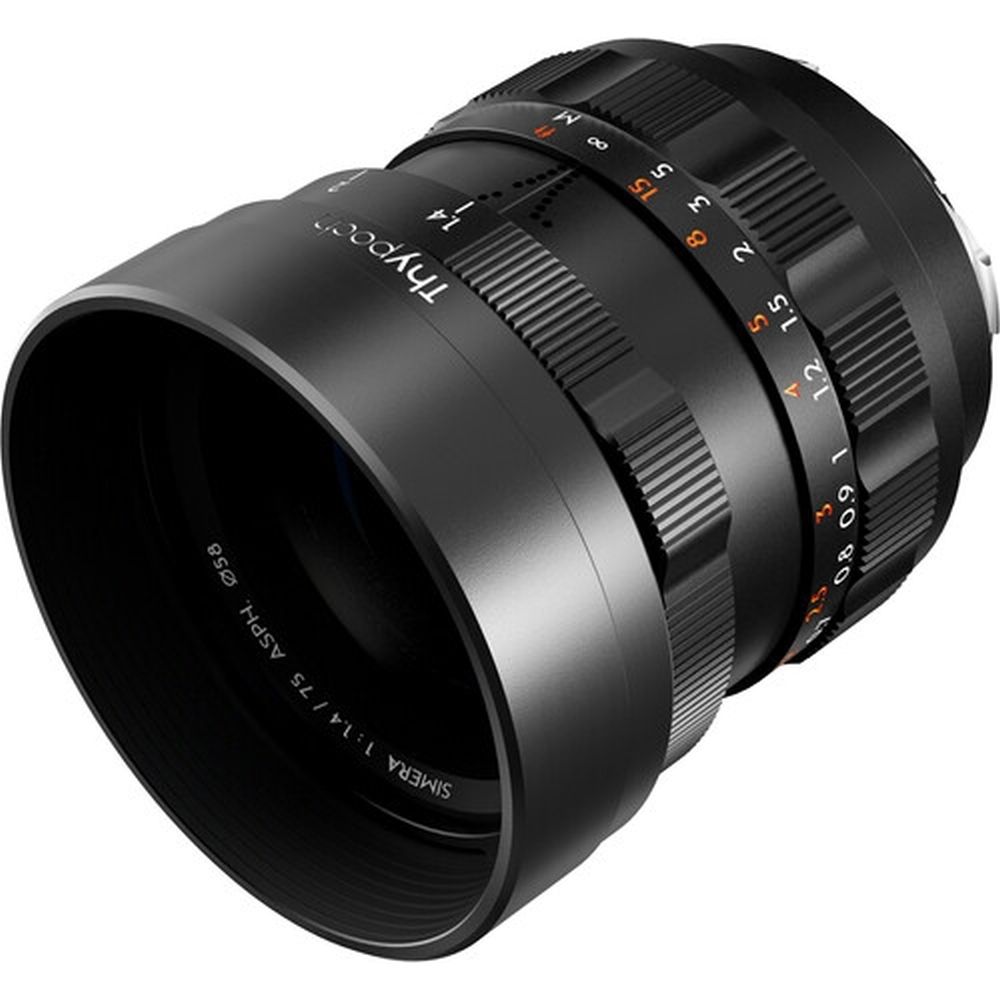 Thypoch Full-frame Photography Lens Simera 75mm f/1.4 for Leica M-mount black