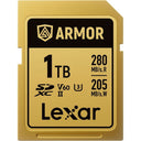 Lexar Professional Gold Armor SD Card UHS-II V60 R280/W210 MB/s IP68 – 1TB