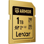 Lexar Professional Gold Armor SD Card UHS-II V60 R280/W210 MB/s IP68 – 1TB