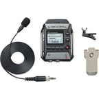 Zoom F1-LP Field Recorder with Lavalier Microphone + Carrying bag
