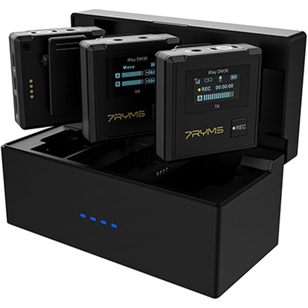 7RYMS iRay DW30 Wireless Microphone Set with Internal Recorder