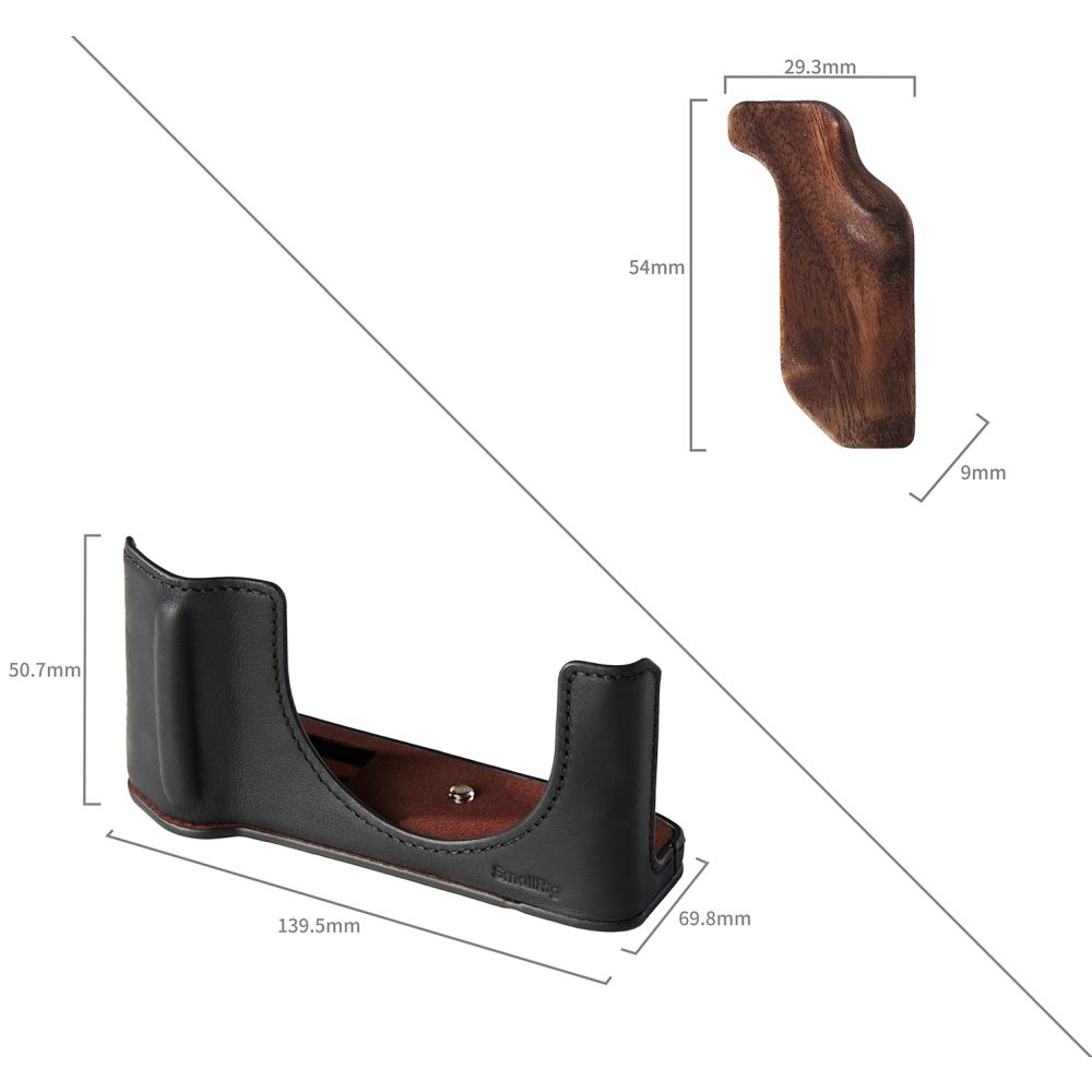 SmallRig 5267 Leather Case Kit for Fujifilm GFX 100RF (black)