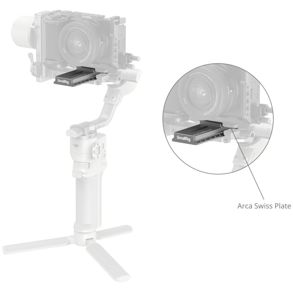 SmallRig 5336 Quick Release Plate for DJI RS 4 Mini