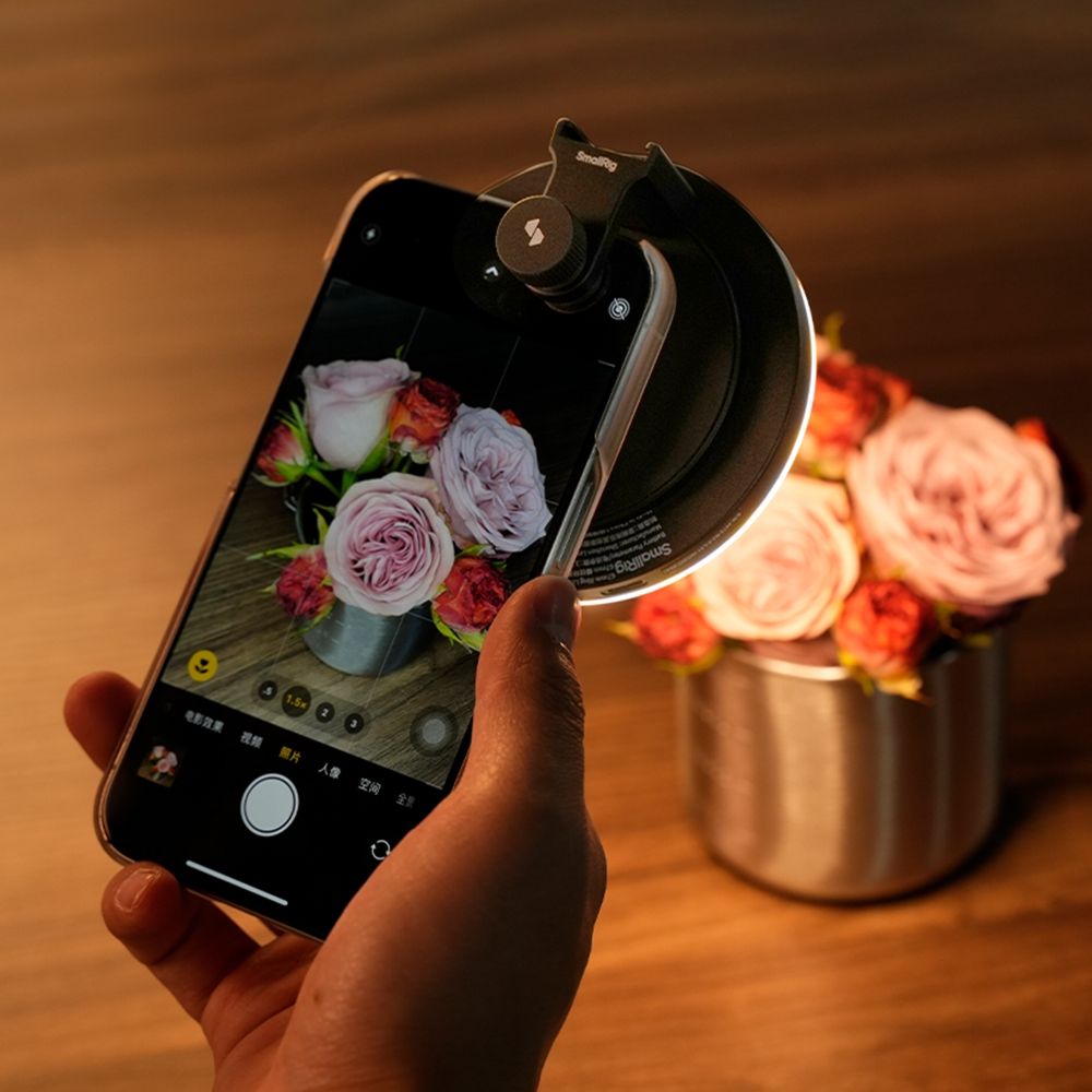 SmallRig 4873 Vibe P30 67mm Ring LED Video Light
