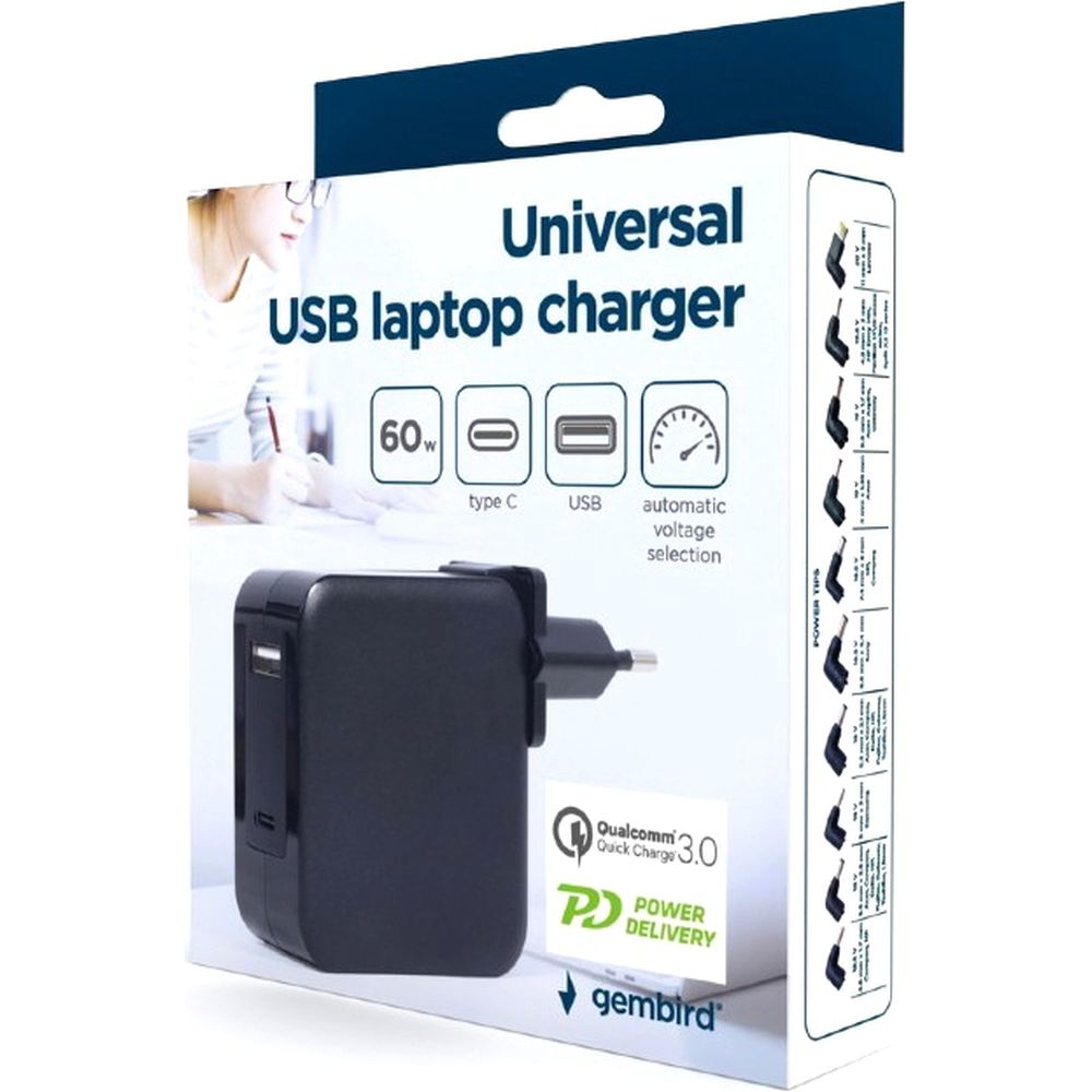 Gembird Universal USB Laptop Charger