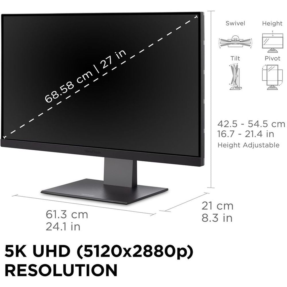 Viewsonic VP2788-5K LED Monitor 27" 5K