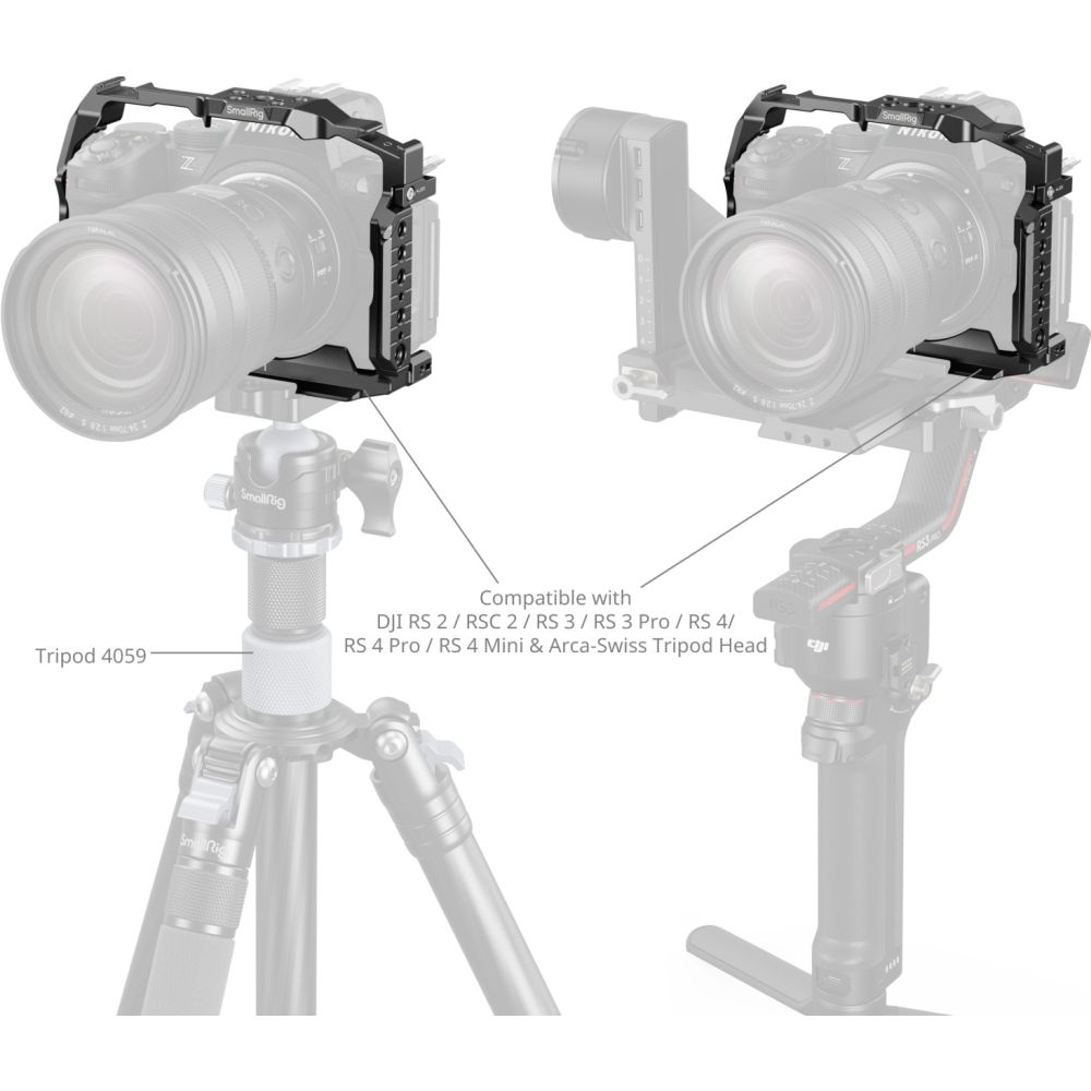 SmallRig 5257 Cage for Nikon Z5 / Z5II / Z6 / Z6II / Z7 / Z7II