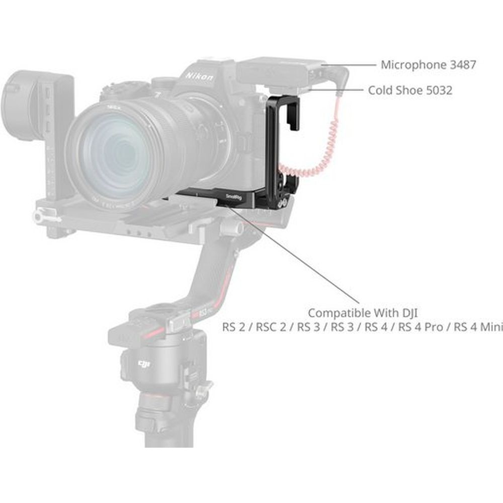 SmallRig 5256 L-Shaped Mount Plate for Nikon Z5II