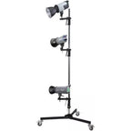 Bresser Pillar clamp + Spigot for D-20 Light stand Multi 220cm + wheels