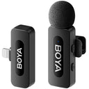 Boya BY-V1 V2.0 Wireless Lavalier Microphone for Lightning - 1 x TX and 1 x RX