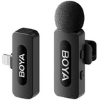 Boya BY-V1 V2.0 Wireless Lavalier Microphone for Lightning - 1 x TX and 1 x RX